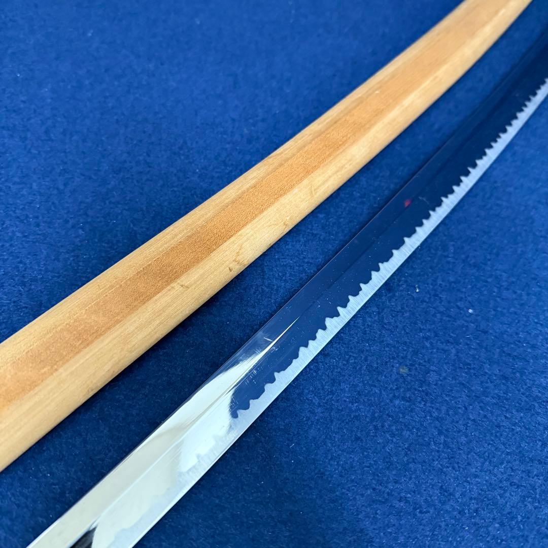 模造刀 模擬刀 太刀 白鞘 全長約100cm刃渡約70cm 重さ約1100g