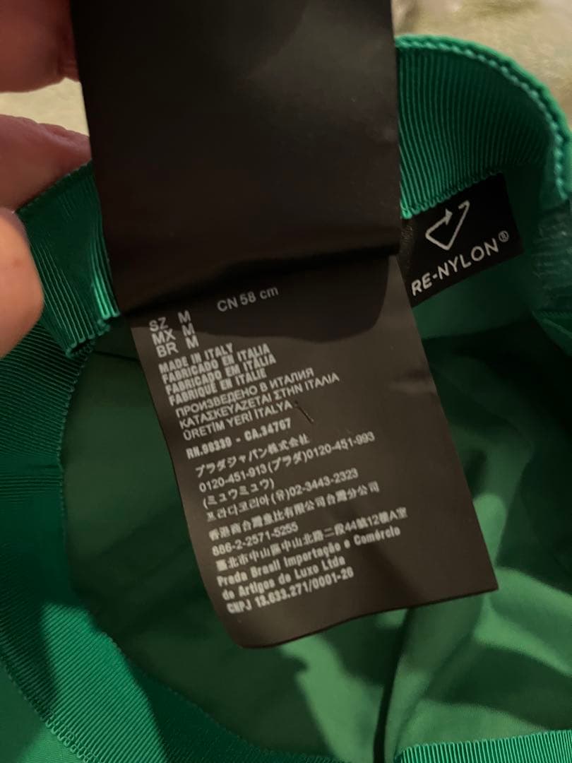 新品！プラダ★ベースボールキャップ帽子★新品