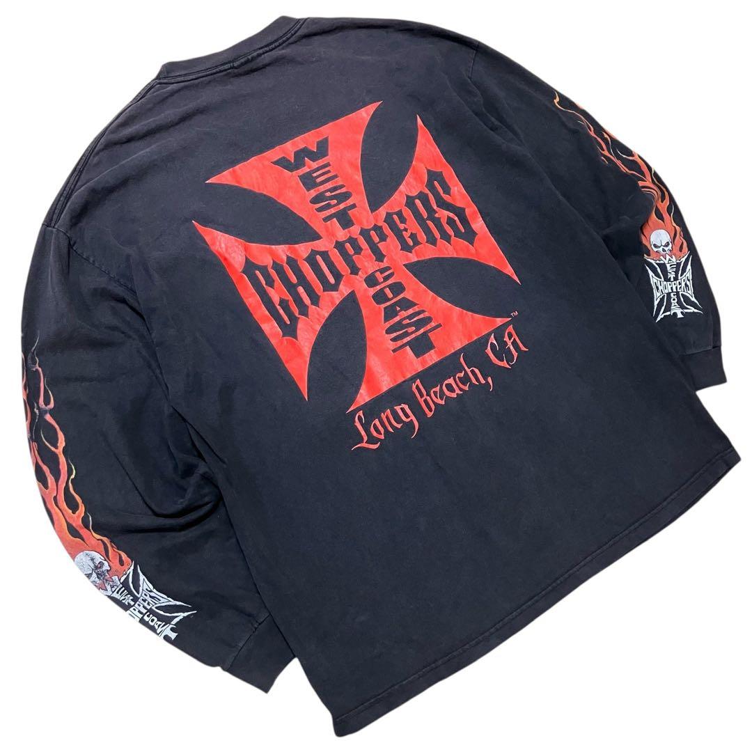 90s ヴィンテージ WEST COAST CHOPPERS 長袖 WCCロンT
