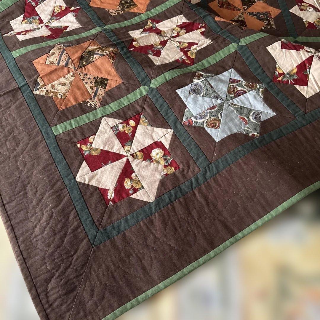パッチワーク　ハンドメイド　タペストリー