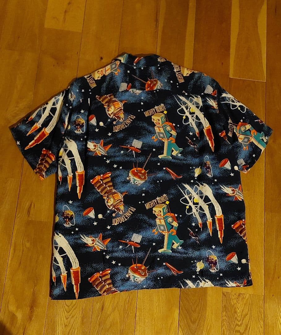 ☆美品☆　サンサーフ　ロボット　スペース　アロハシャツ　M　SUNSURF