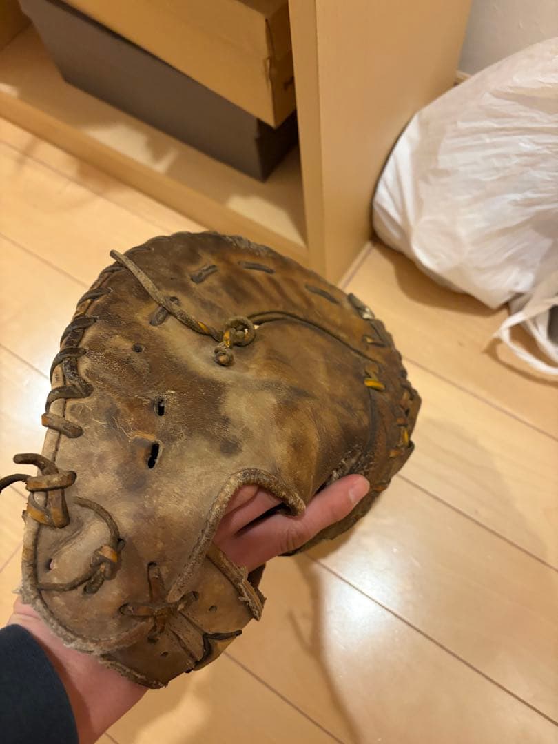 Mizuno ブラウンレザーグローブ