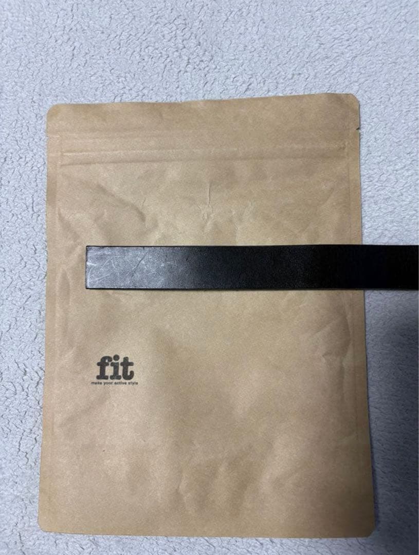 FIT SLIDE BELT NARROW XL 2.5cm幅　ブラック　レザー