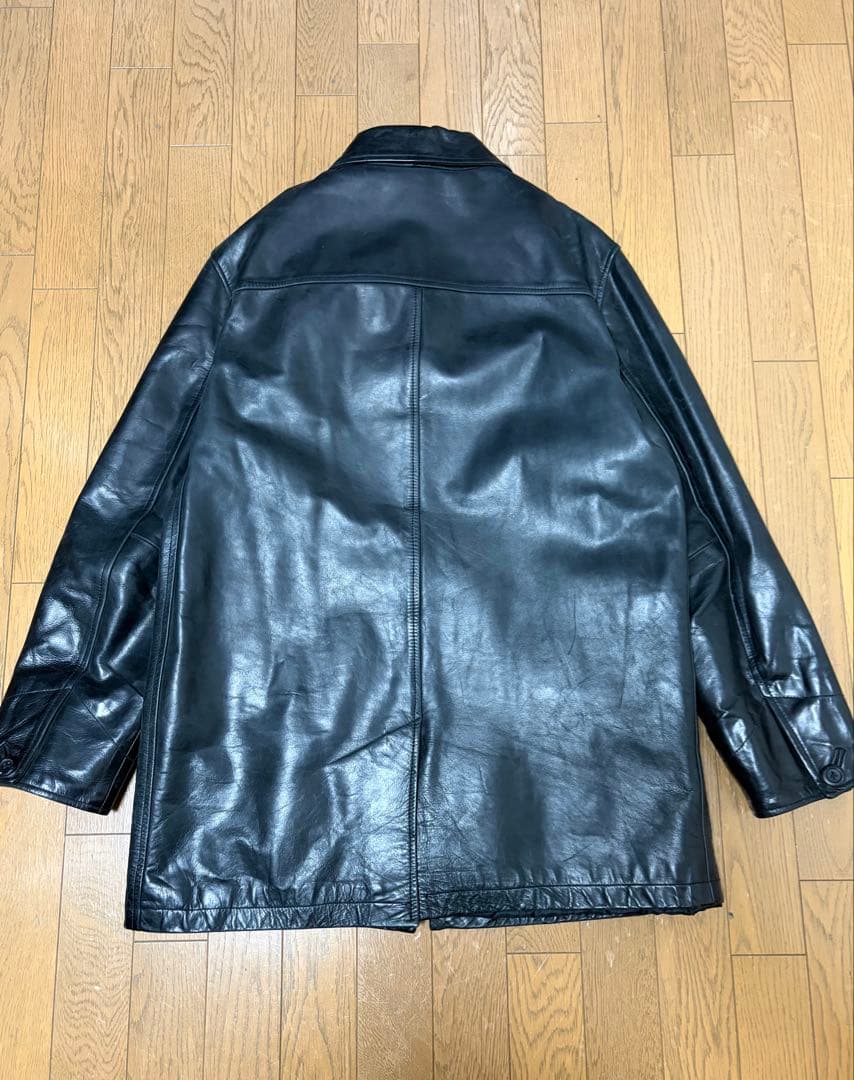 90s OLD Gapオールド ギャップ レザー カーコート 野村訓市 着用