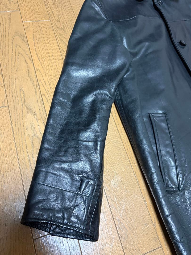 90s OLD Gapオールド ギャップ レザー カーコート 野村訓市 着用