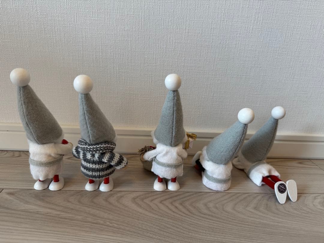 ノルディカニッセ　グレー　5体セット【保存箱&ポストカードおまけ付き】