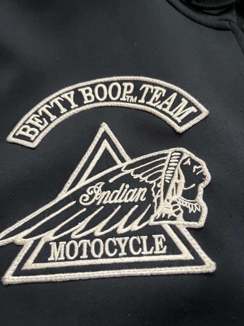 値下げ！Betty BoopIndian Motorcycle パーカー　XXL