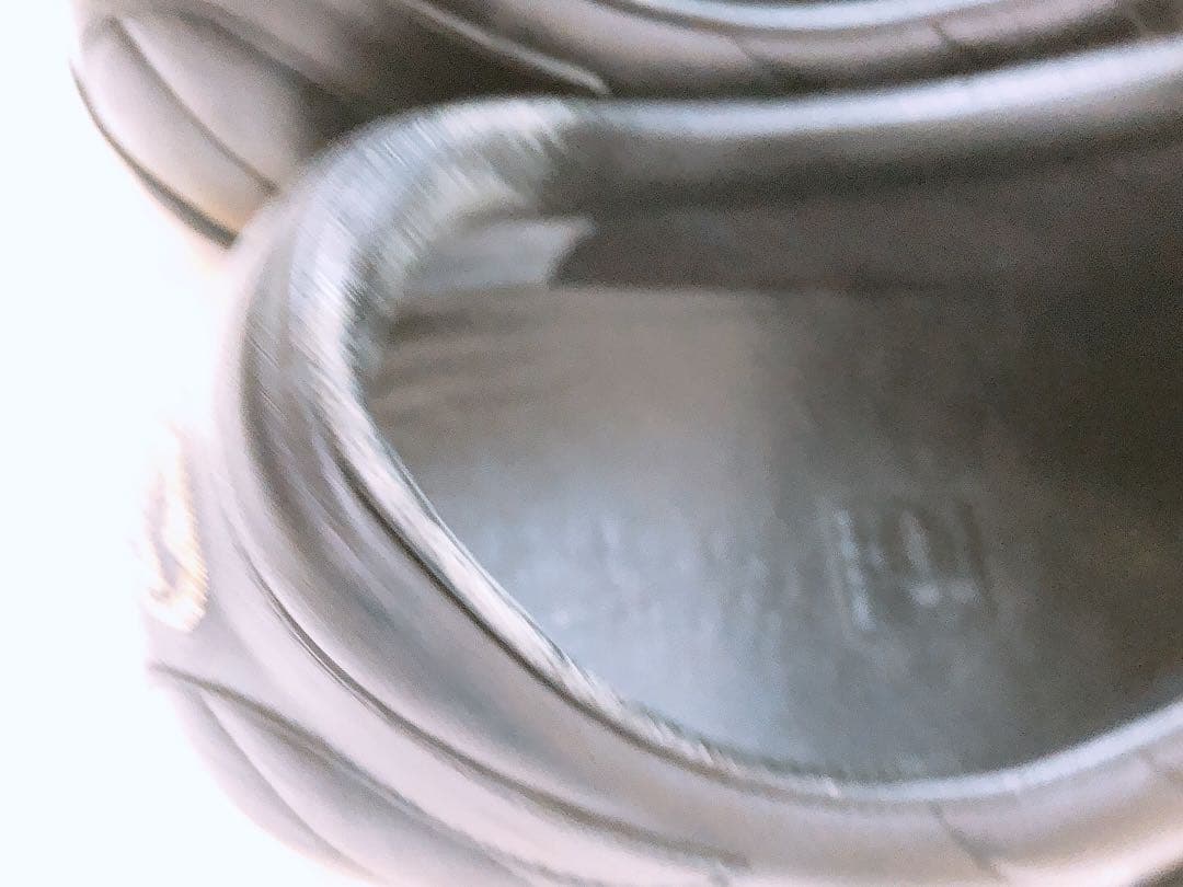S*様 GUCCI グッチ ブラックレザー スニーカー 黒 マジックテープ メン