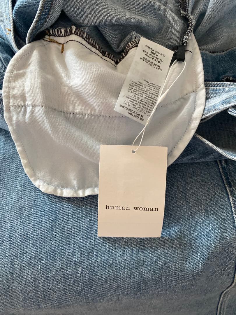 Healthy Denim × human woman別注アイラインサロペット
