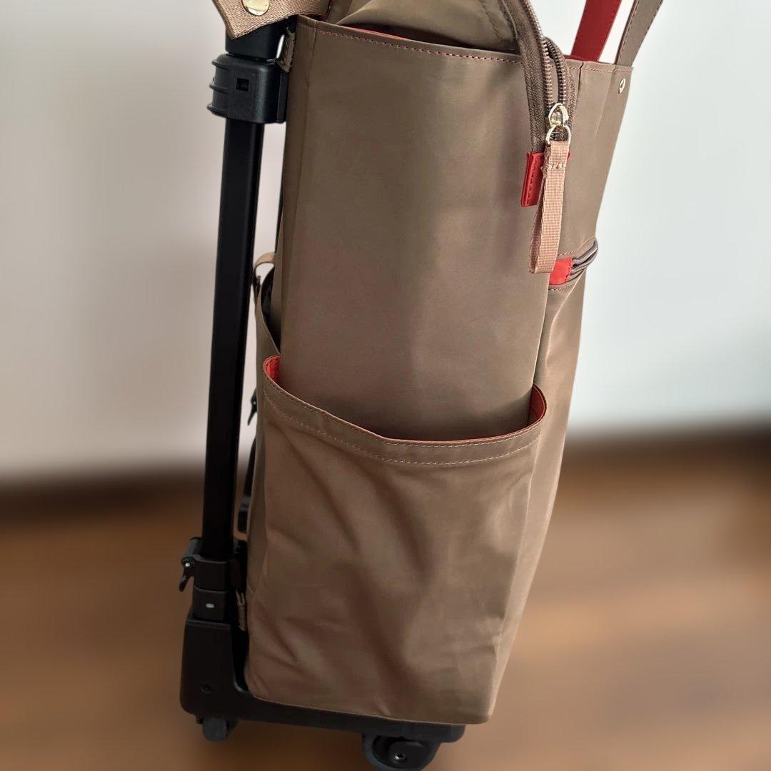 【中古品】スワニー 2way SWANY 4輪 キャリーバッグ バッグ取外し可