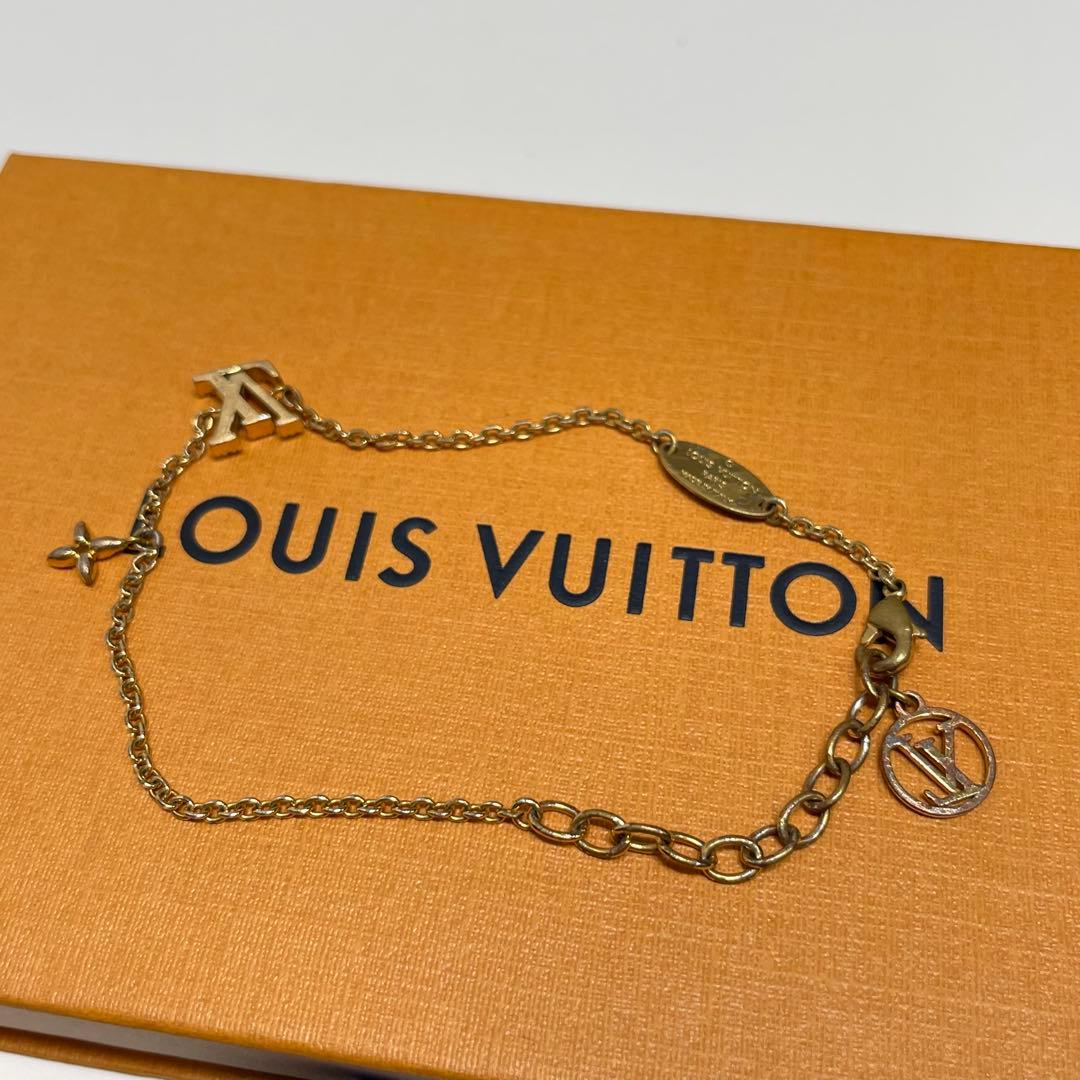 S*y様 LOUIS VUITTON アイコニック　ゴールドチェーンブレスレット