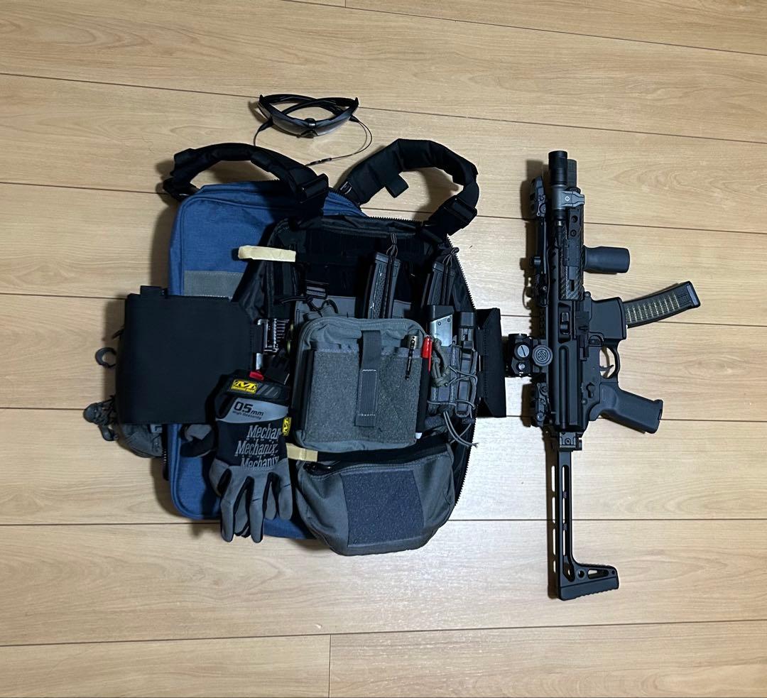 スクールバックプレキャリ　サバゲー用タクティカルバッグ 変形スクールバック