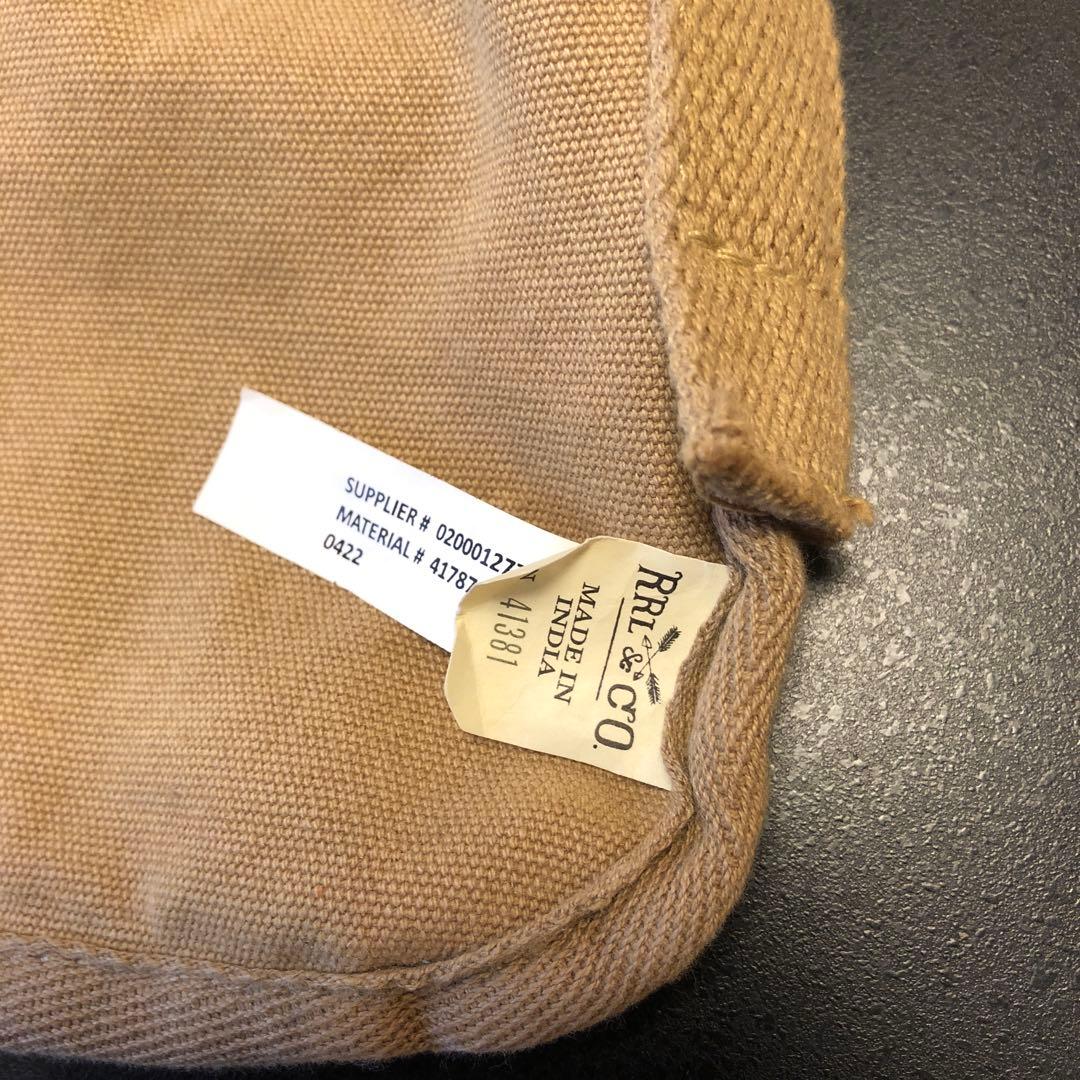 【新品未使用】RRLキャンバスマーケットトートバッグ