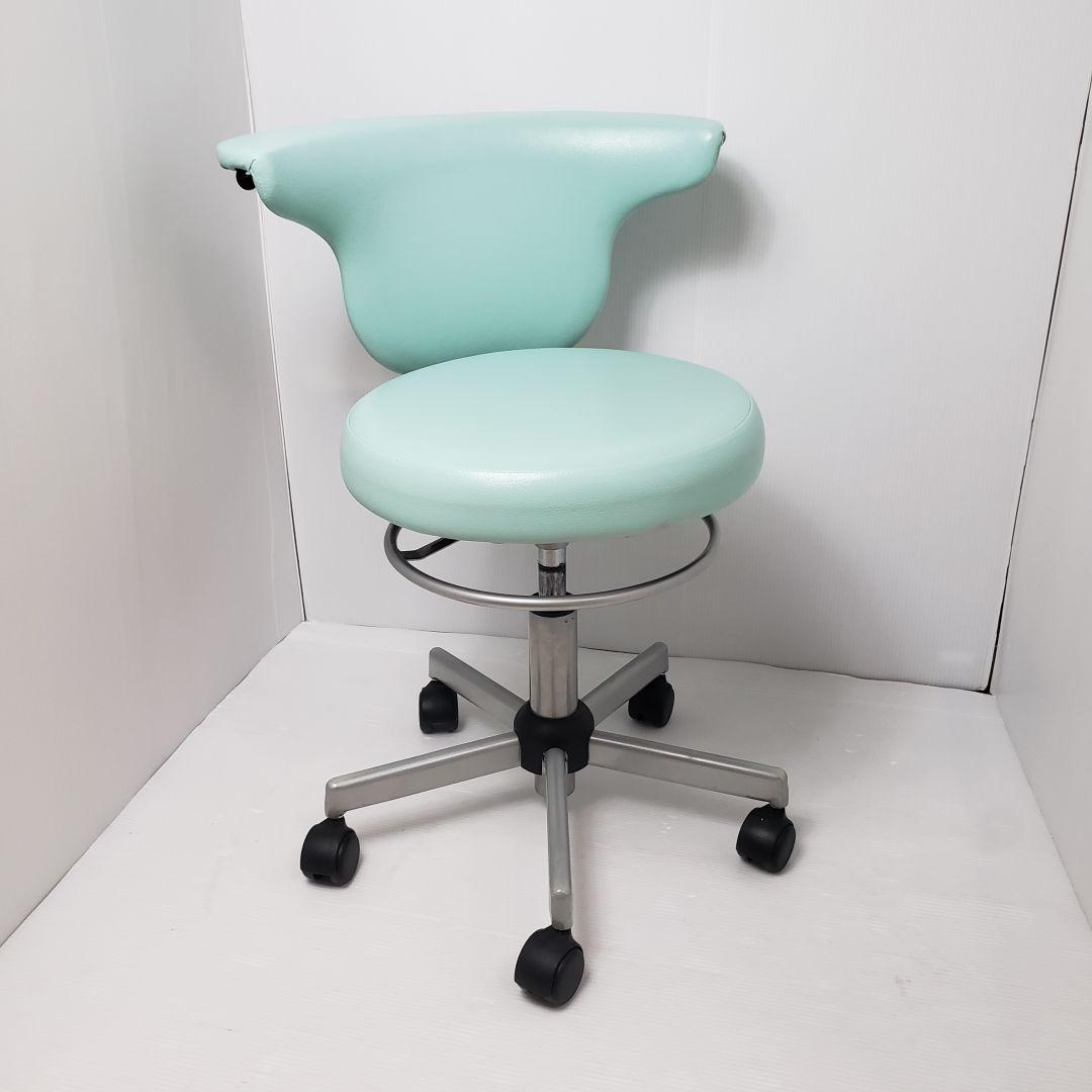 ①病院ドクター用丸椅子　藤沢工業　ACS700LBL　オフィースチェア　送料込み