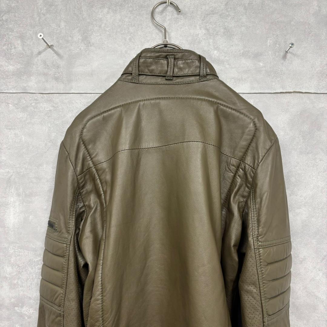専用★G STAR RAW ラムレザー 本革 ライダースジャケット　N2156