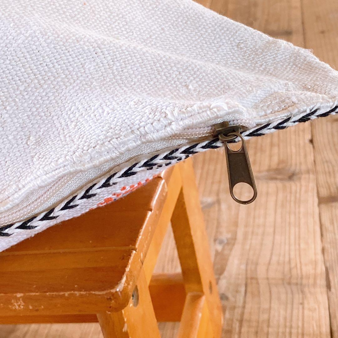 モロッコ製 カクタスシルク サブラ クッションカバー 約44×50cm