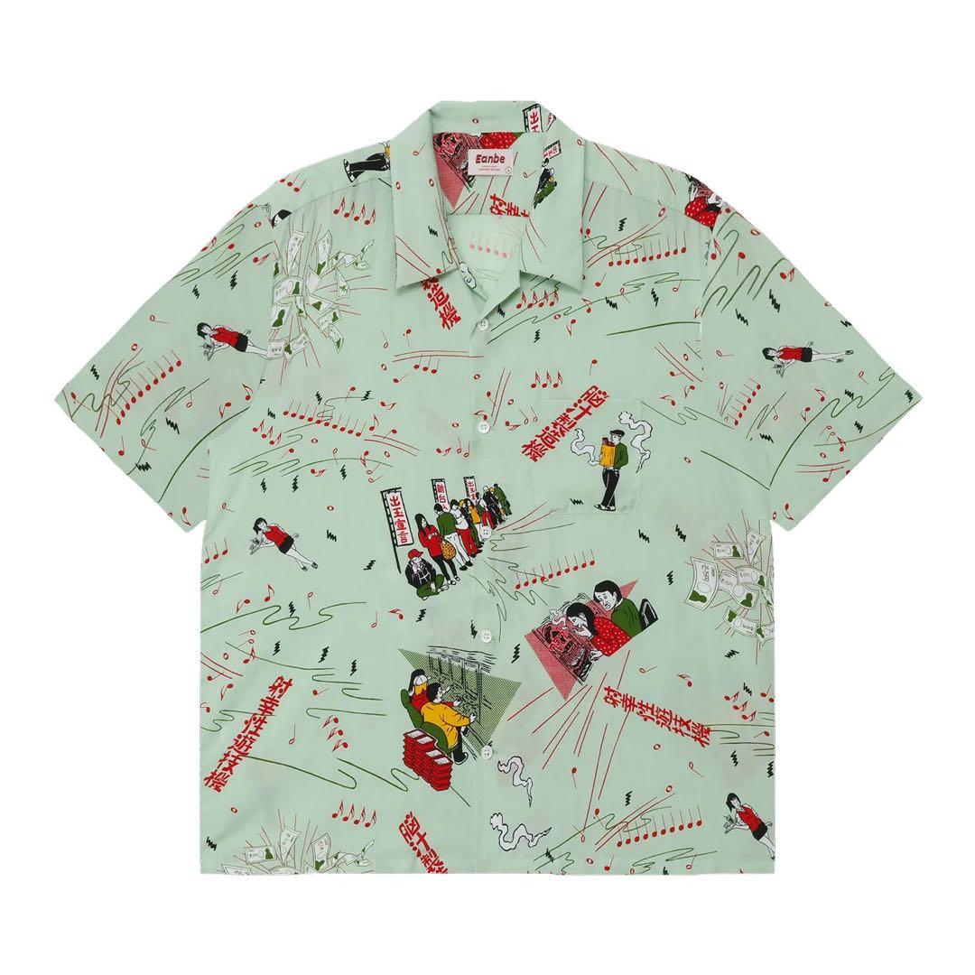 eanbe アロハシャツ パチンコ柄