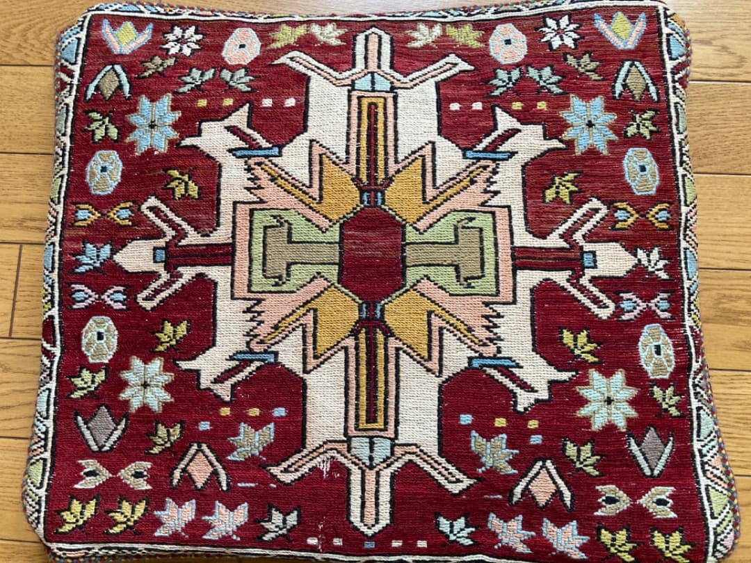 オールドキリムクッションカバー 46cm×42cm No.409