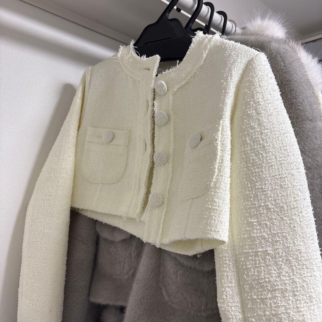 リュクスツイードショートジャケット