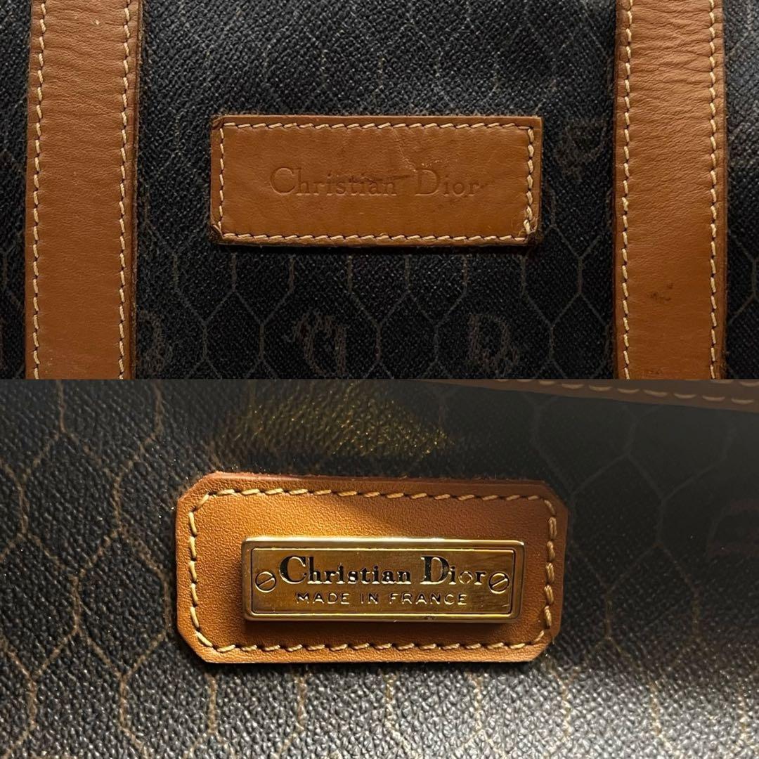 Christian Dior ボストンバック　ハニカム　旅行　南京錠　0876