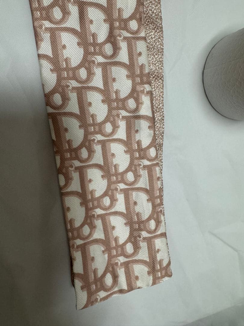 ChristianDior ディオールミッツァオブリークリボンスカーフ