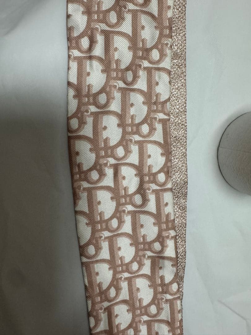 ChristianDior ディオールミッツァオブリークリボンスカーフ