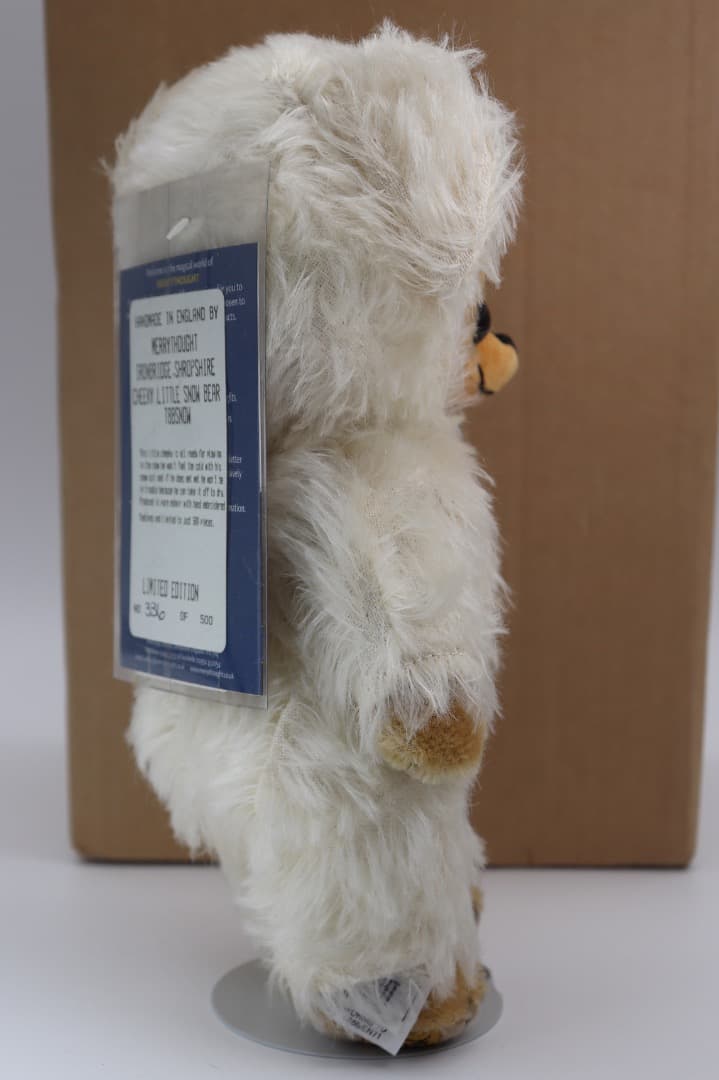 チーキー・リトル・スノウ MERRYTHOUGHT フード付きぬいぐるみ23cm