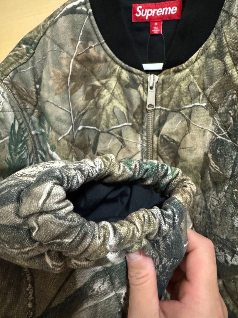 美品！supreme リアルツリー　ボンバージャケット　M