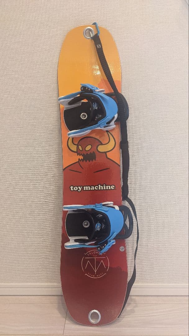 90cm　スノーボード バインディング・子ども用ストラップ付き SALOMON