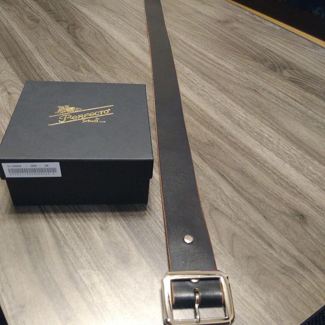 Schott PERFECT BELT ショット パーフェクトベルトブラック38