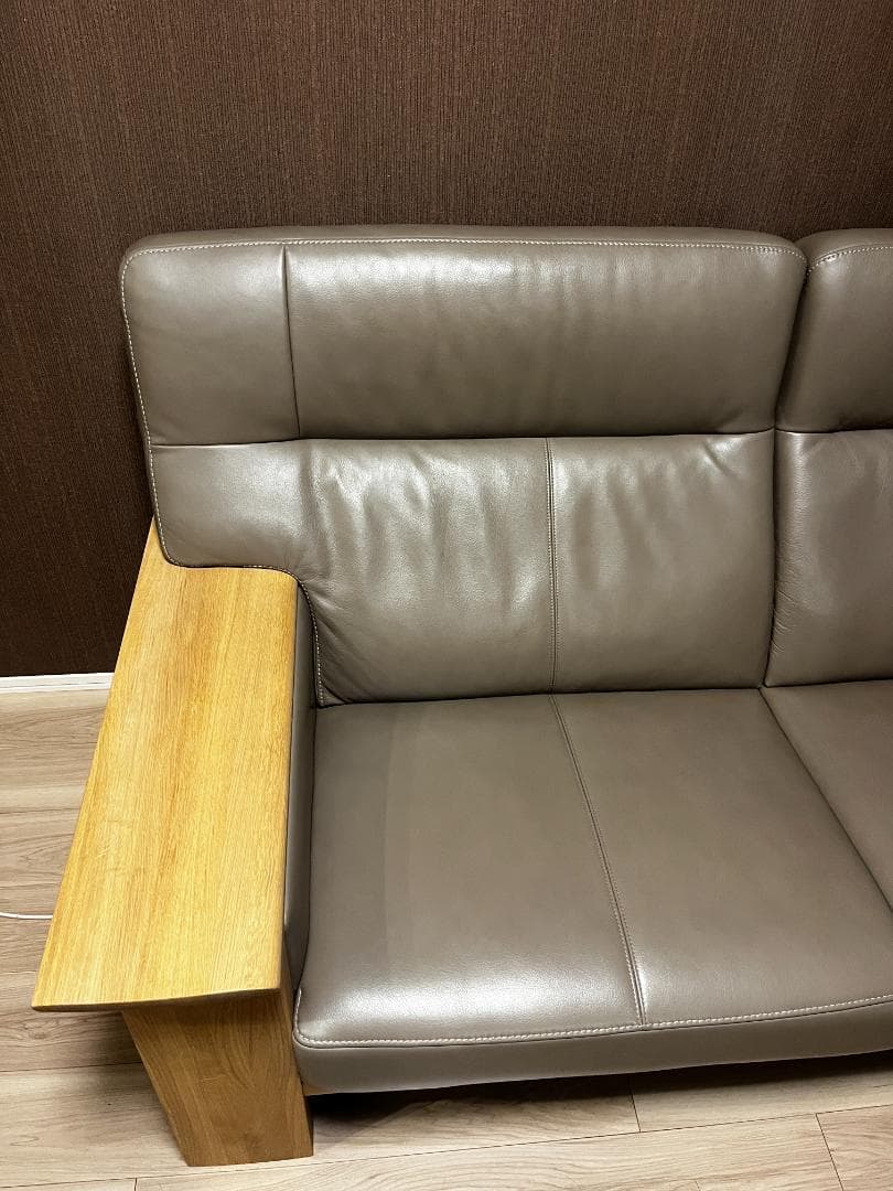 カリモク家具 本革ソファセット
