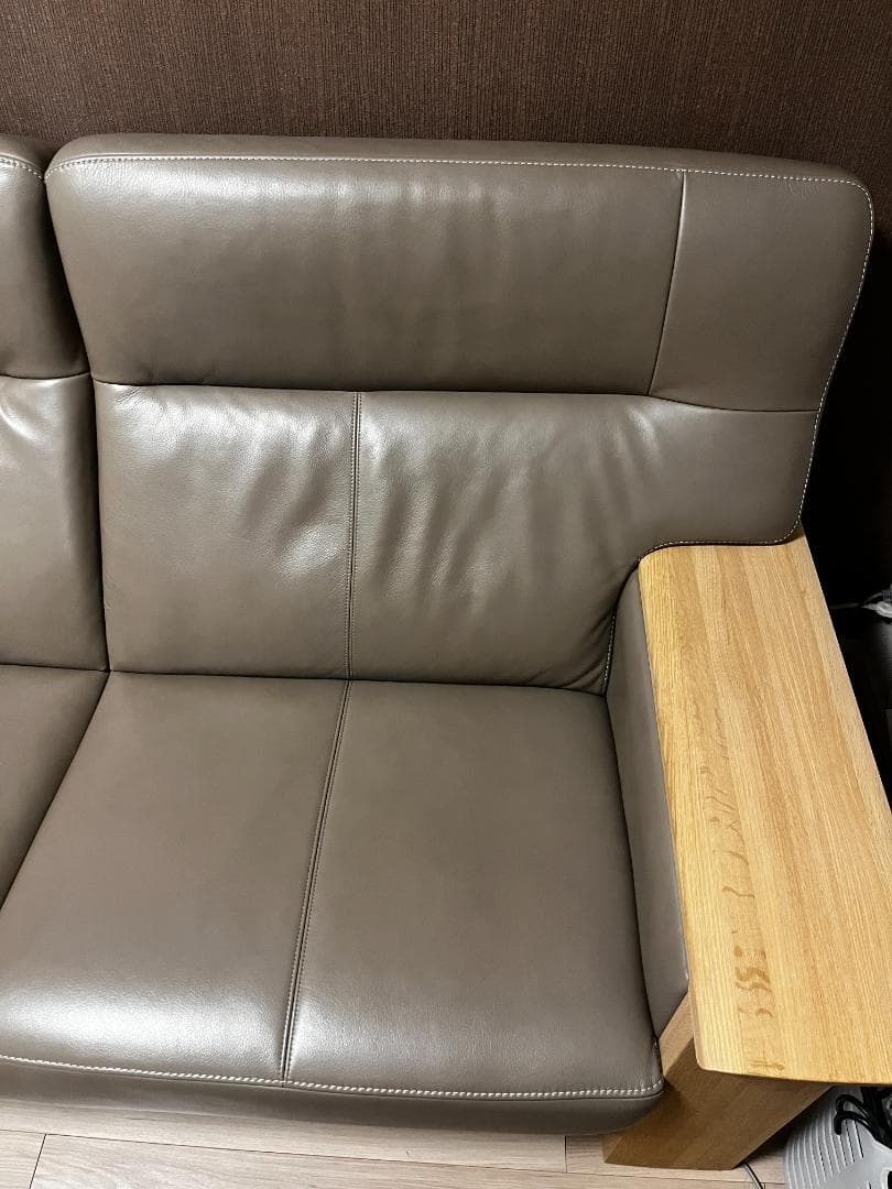 カリモク家具 本革ソファセット