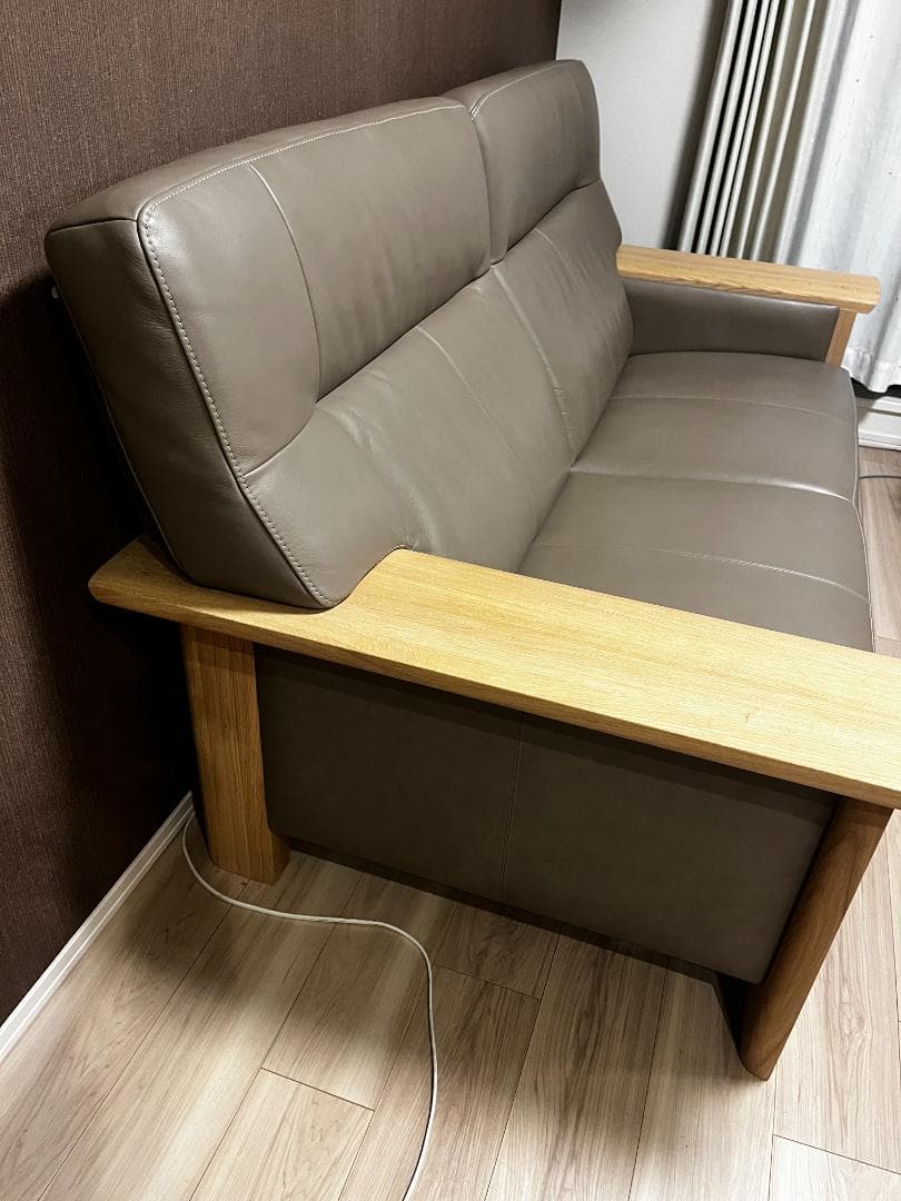 カリモク家具 本革ソファセット