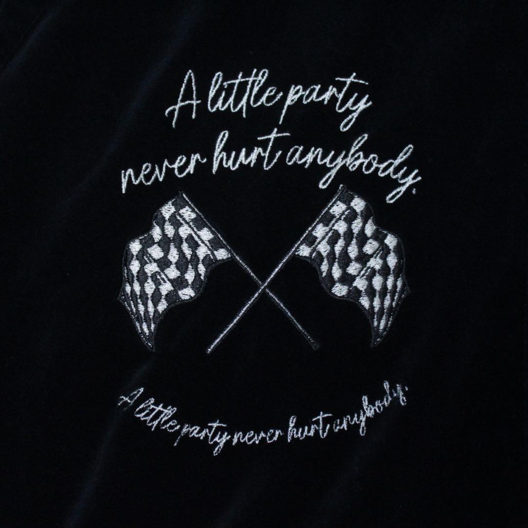 Schott ショット リバーシブル スーベニアジャケット 黒 別珍 サテン