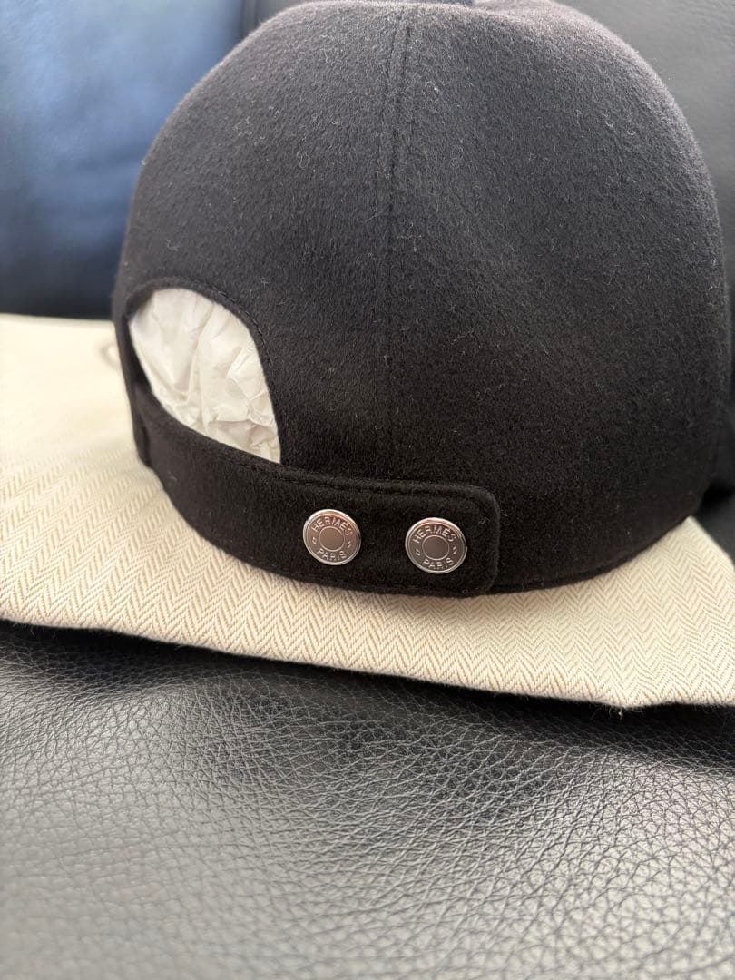 エルメス HERMES キャップ セレナ リフト キャスケット 黒　新品