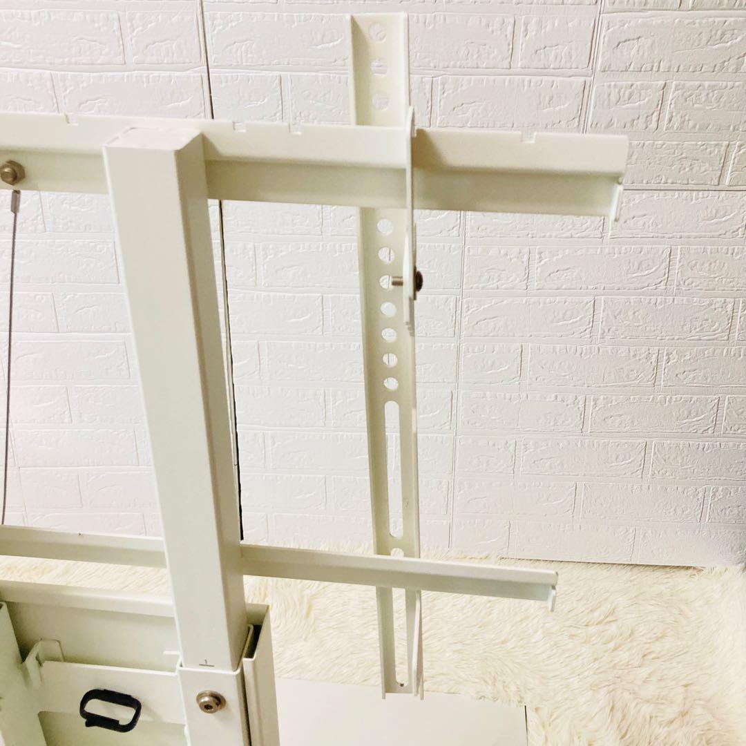 WALL 壁寄せテレビスタンド V3 ロータイプ サテン　ホワイト