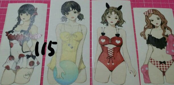 人物マステ1ループ切り売り200円