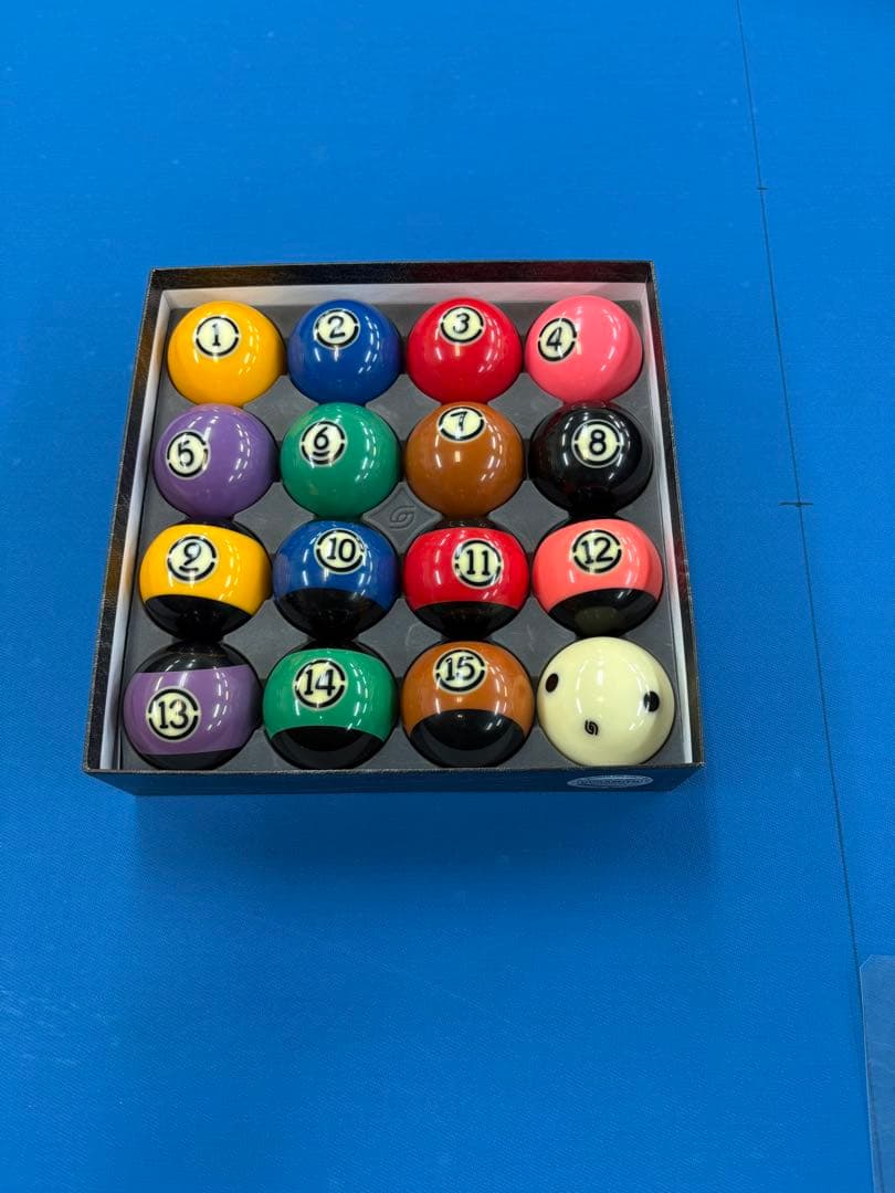 ビリヤード　ボール アラミストーナメント TV BLACK デュラミス(箱)