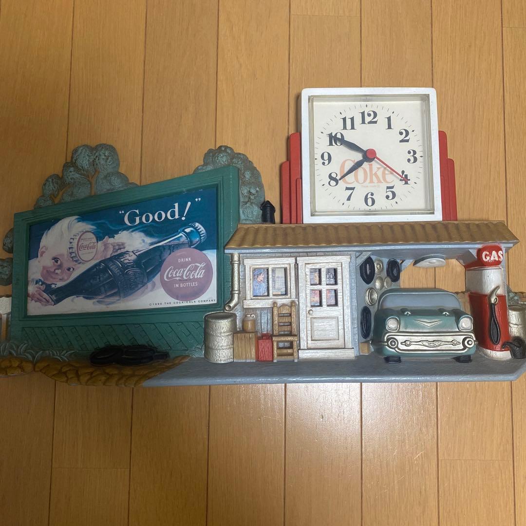 コカコーラアンティーク壁掛け時計