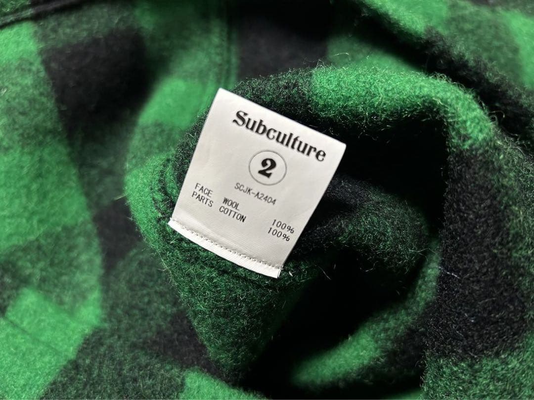 Subculture BUFFALO CHECK JACKET バッファロー