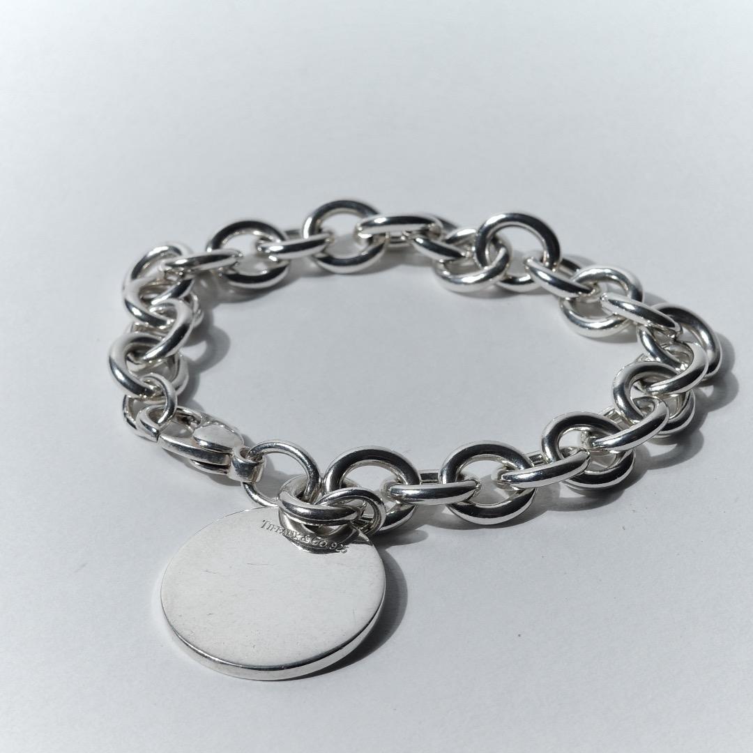 アクセサリー OLD \"TIFFANY&CO.\" ROUND PLATE BRACELET