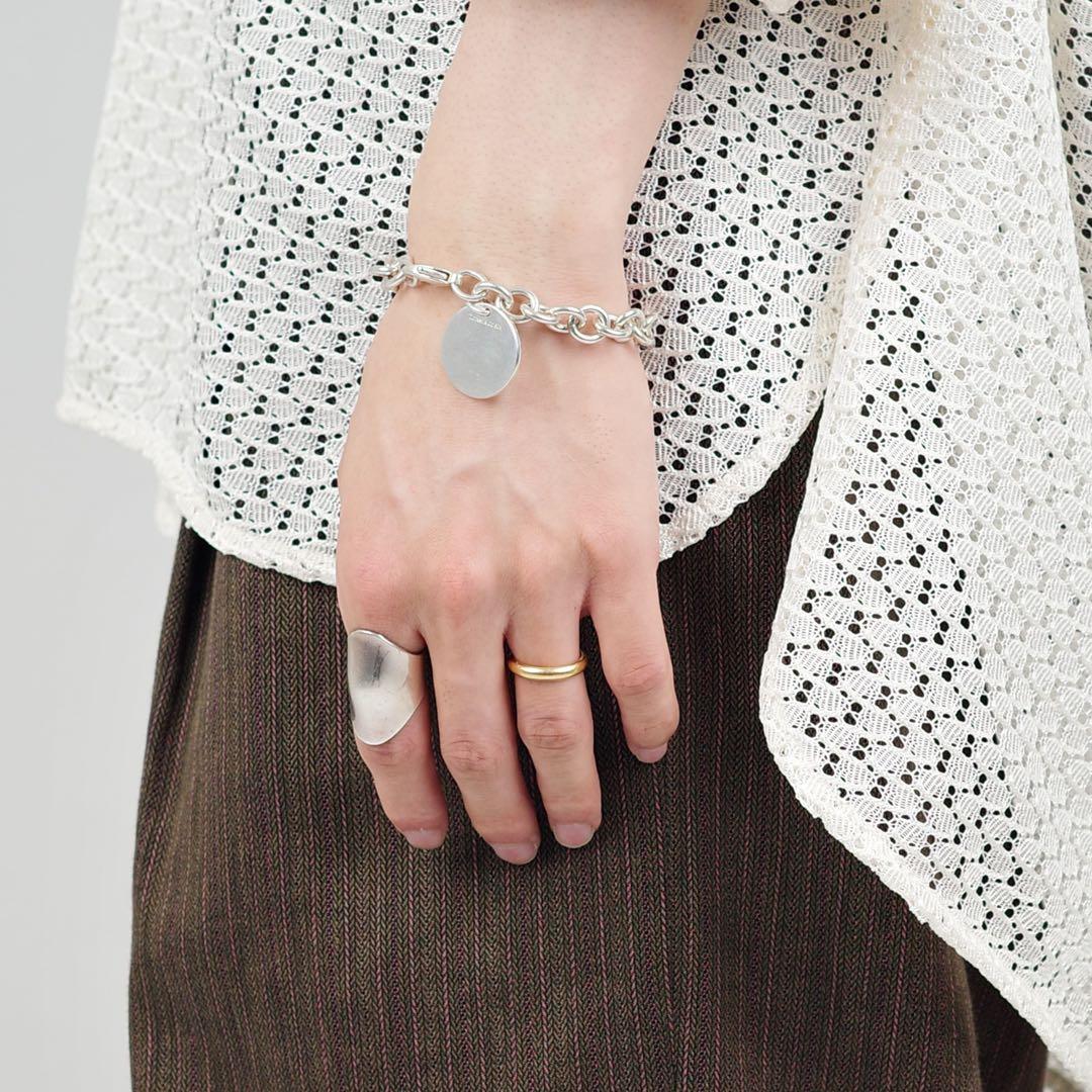アクセサリー OLD \"TIFFANY&CO.\" ROUND PLATE BRACELET