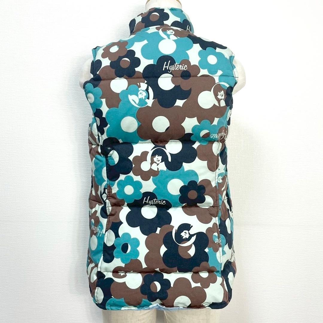 y2k❤️00s HYSTERIC GLAMOUR ヒスガール 花柄 ダウンベスト
