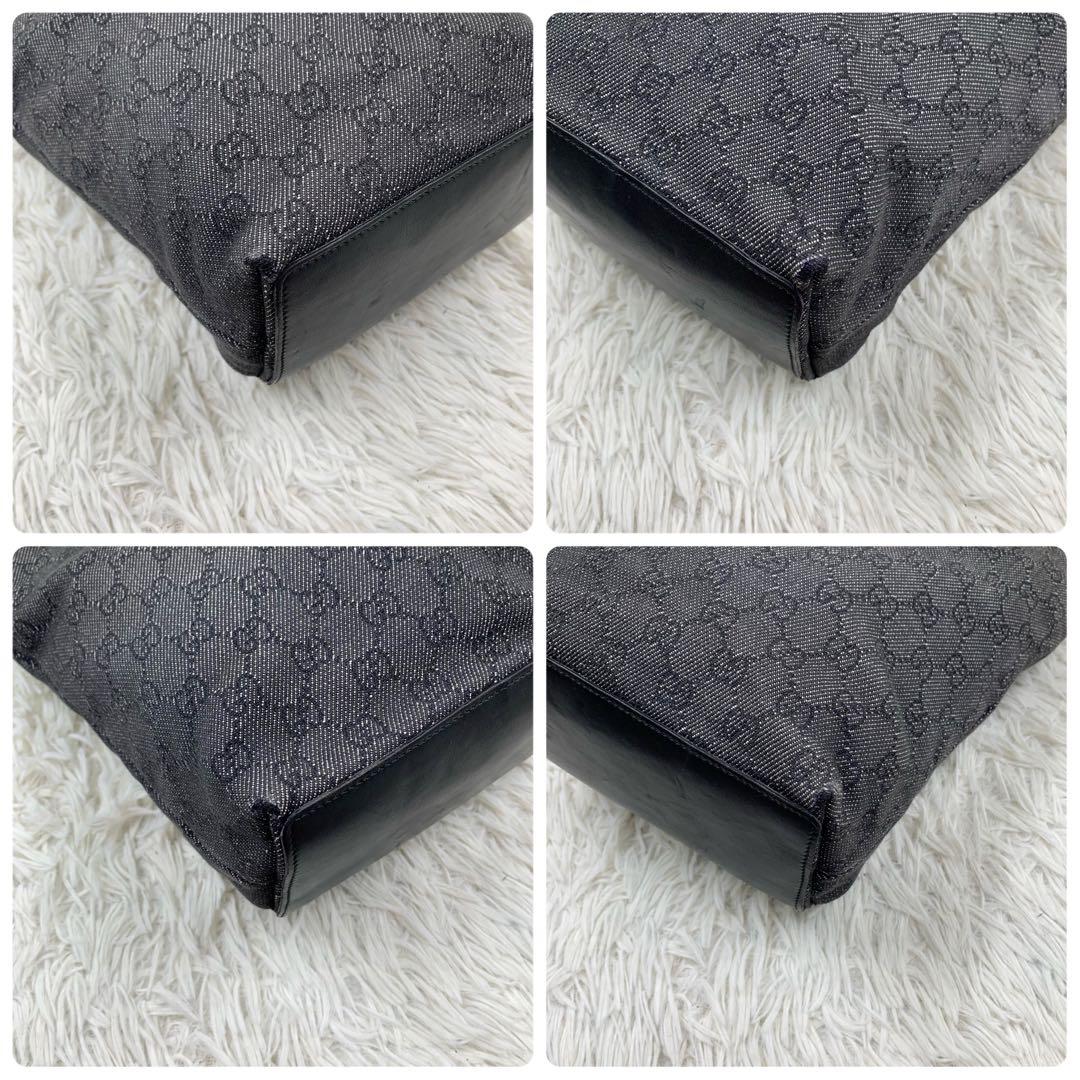 【✨極美品✨】グッチ トートバッグ GGキャンバス ブラック