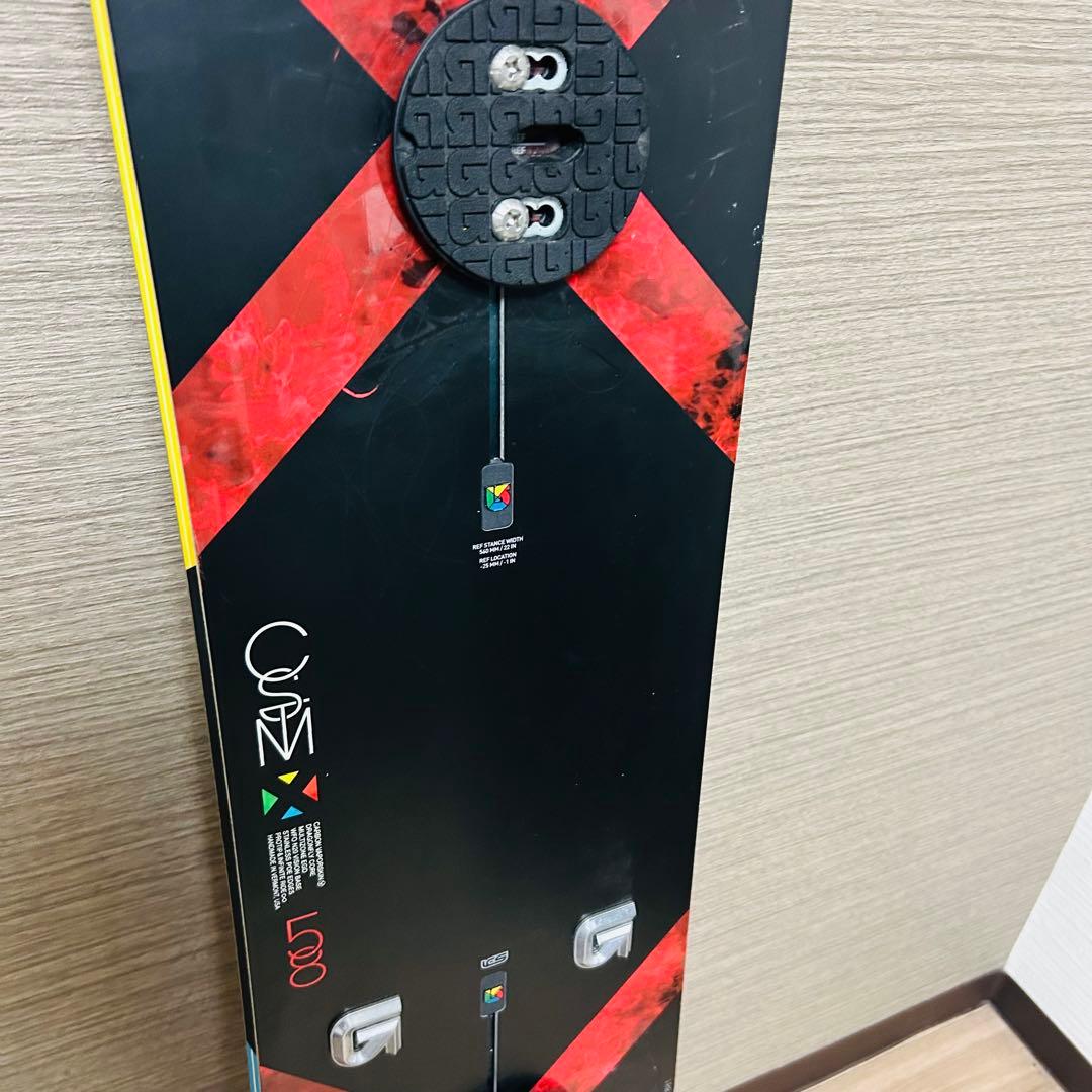 美品 BURTON CUSTOM X 2009 158cm ケース おまけ付き