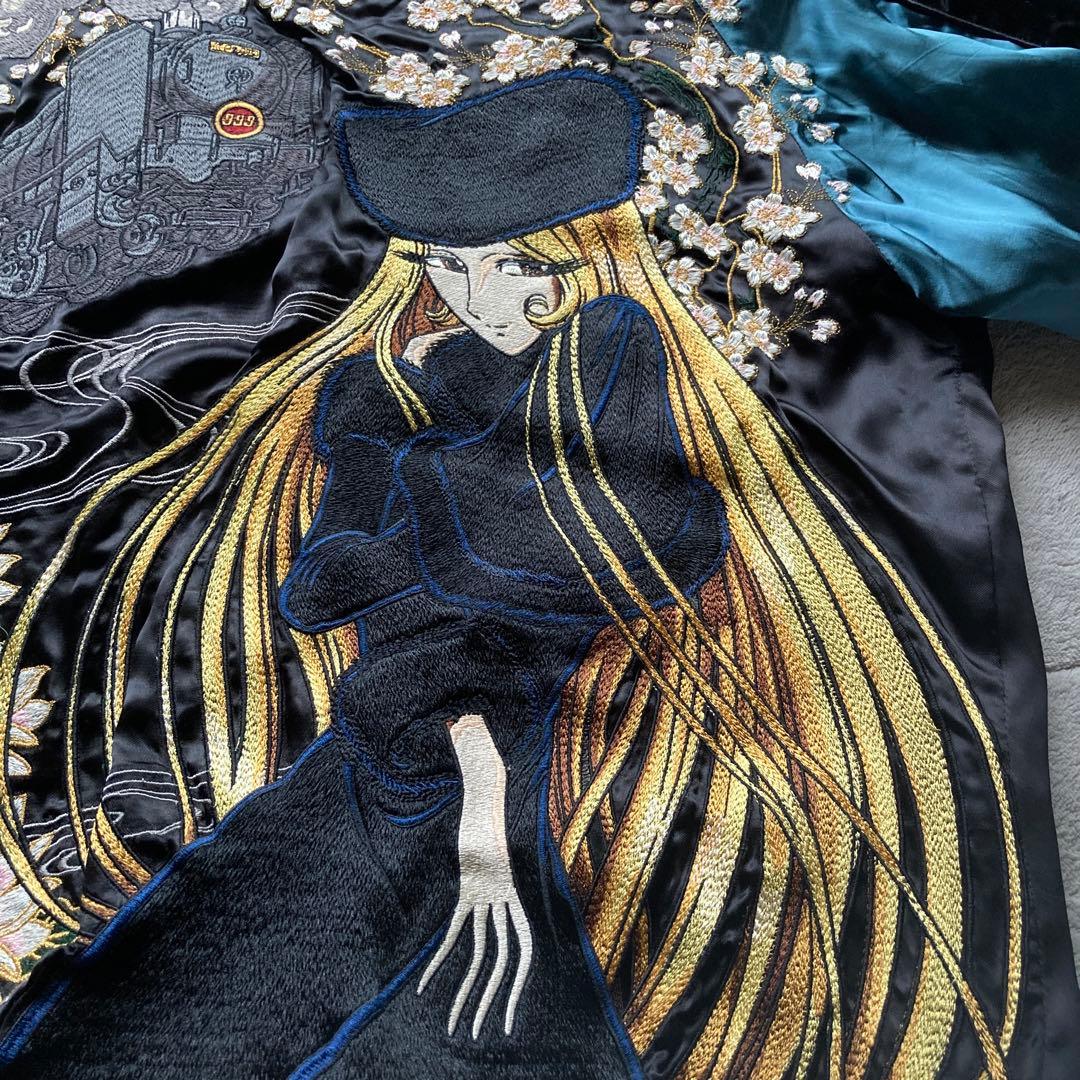 極美品　希少完売品　絡繰魂　銀河鉄道999 メーテル　スカジャン　リバーシブル