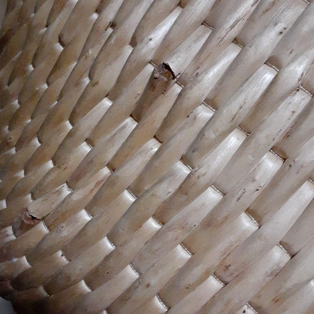 高山工芸　ぽってりした大きなかごバスケット