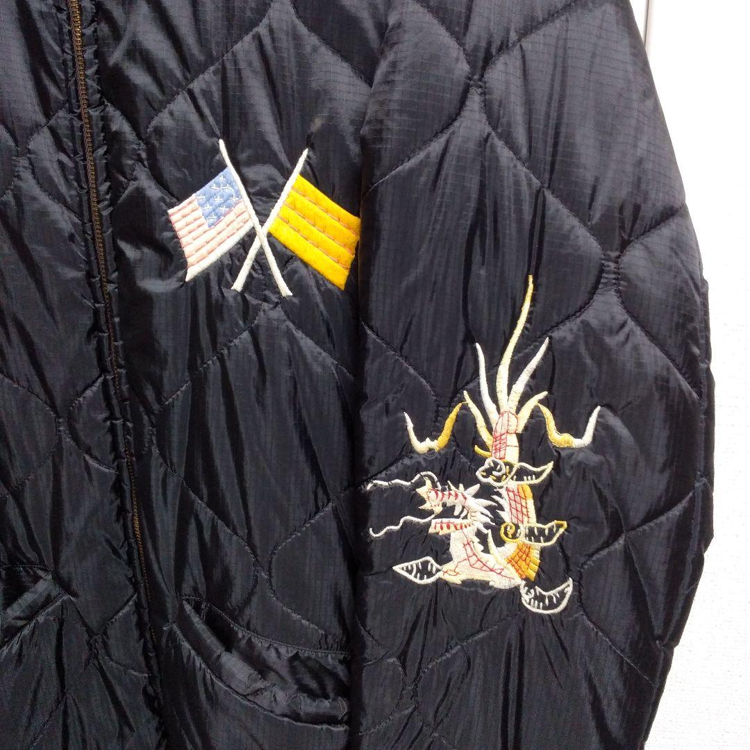TAILOR 東洋 ベトジャン スカジャン キルティング ブラック L 美品