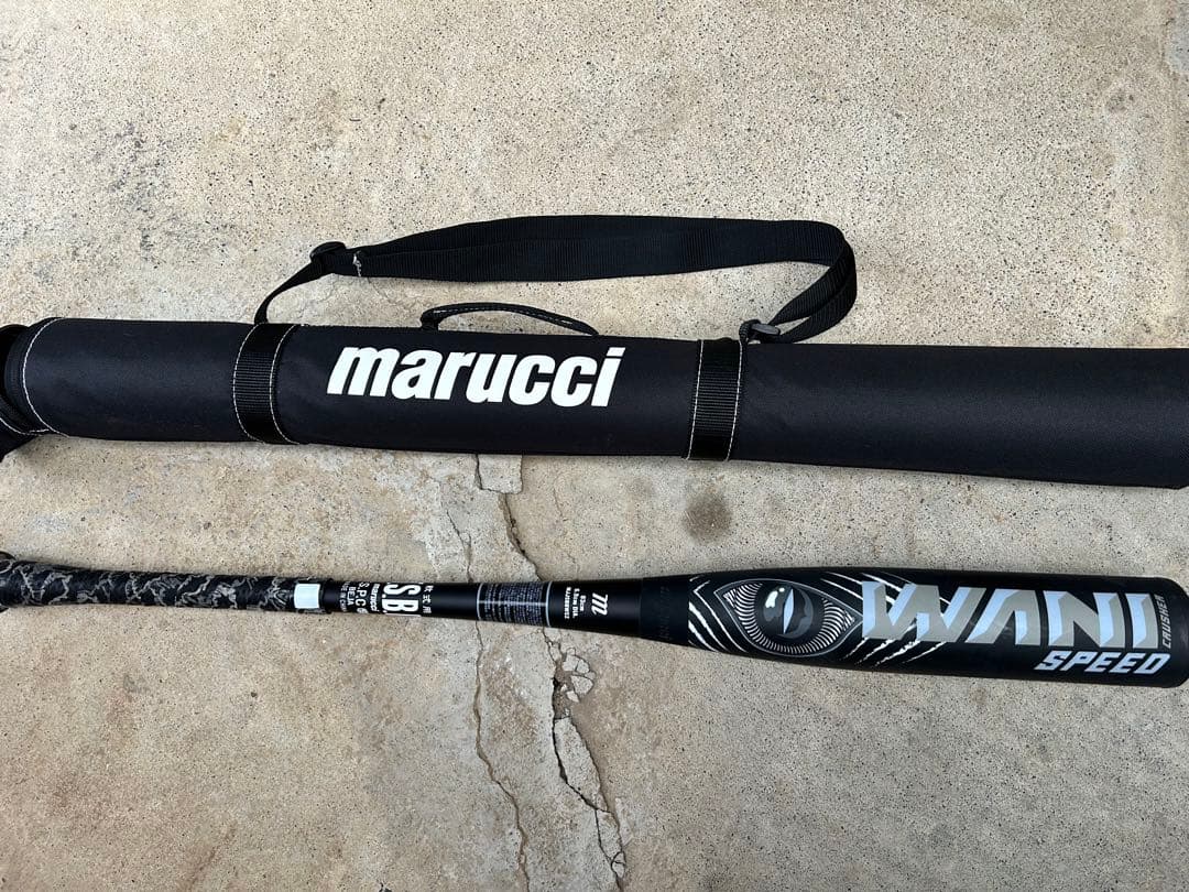 早い者勝ち‼️marucci 黒ワニ・ワニクラッシャースピード