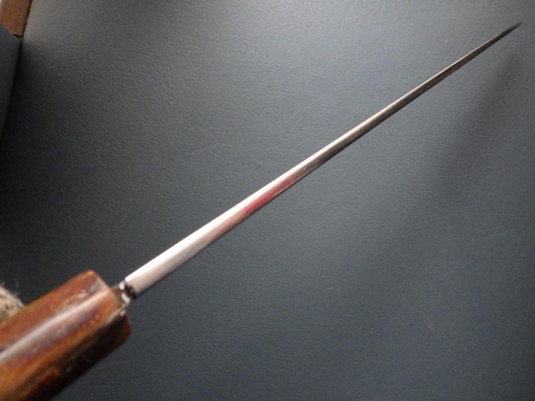 東京/久元作★柳刃包丁尺寸290ｍｍマチ/水牛八角柄★手研ぎ済み★128